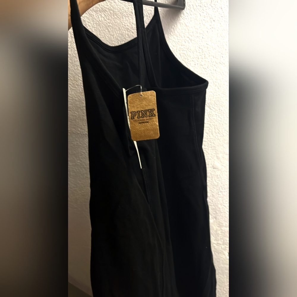 PINK Victoria's Secret Black Cotton Active Dress - Picture 6 of 7